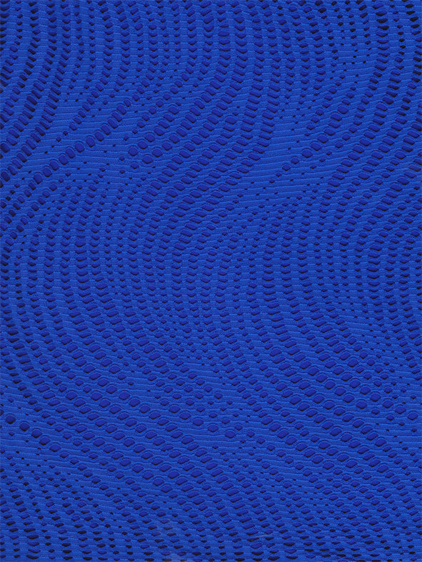 SANTORINI LACE COVER UP Lapis colour