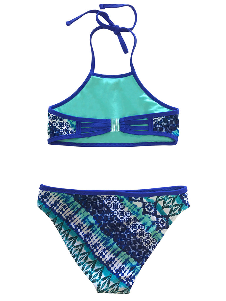 Sea Salty High Neck Halter Bikini — Finch Swimwear