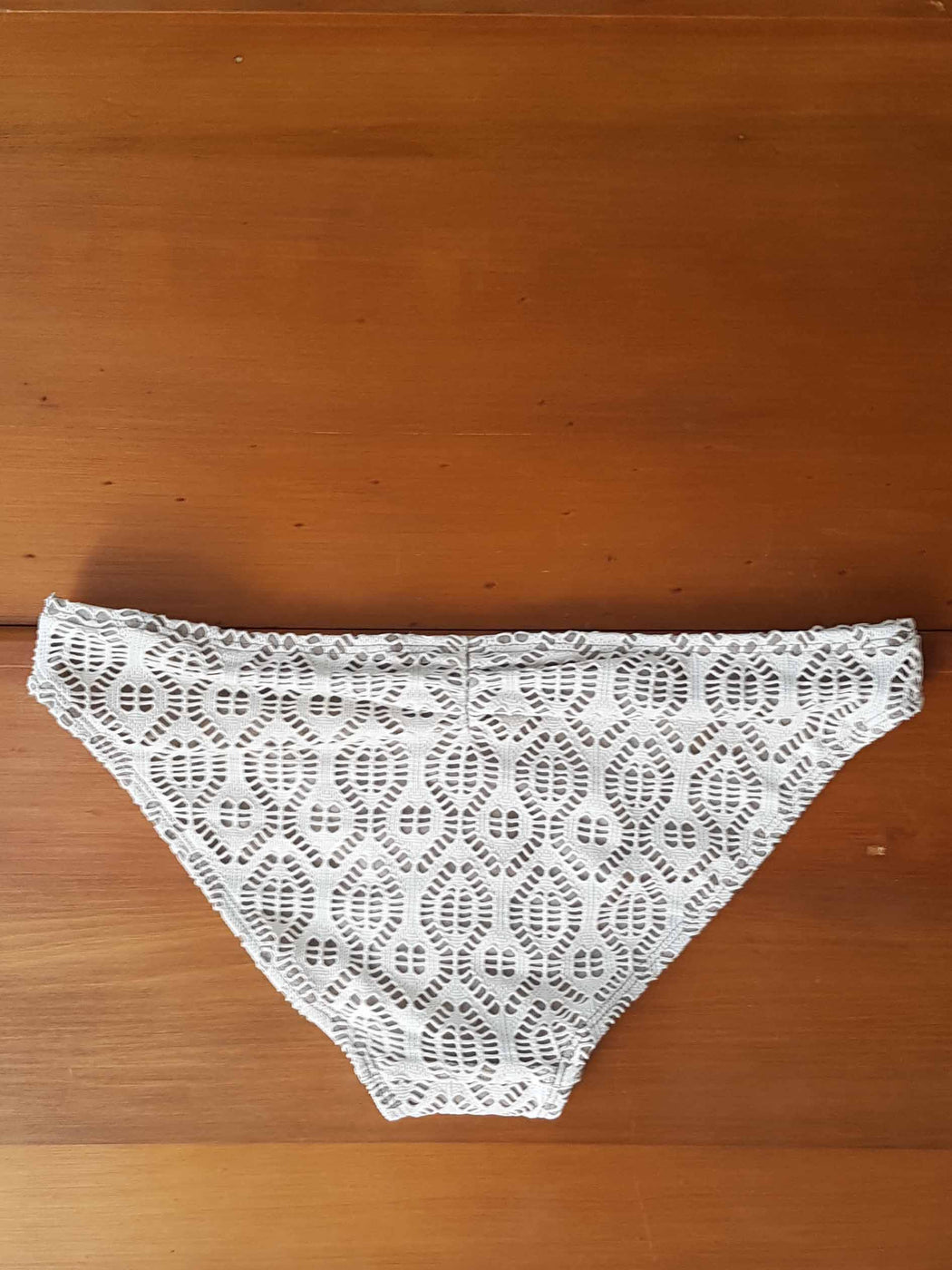 French Connection Ruche Back Hipster Bikini Pant flatlay back view