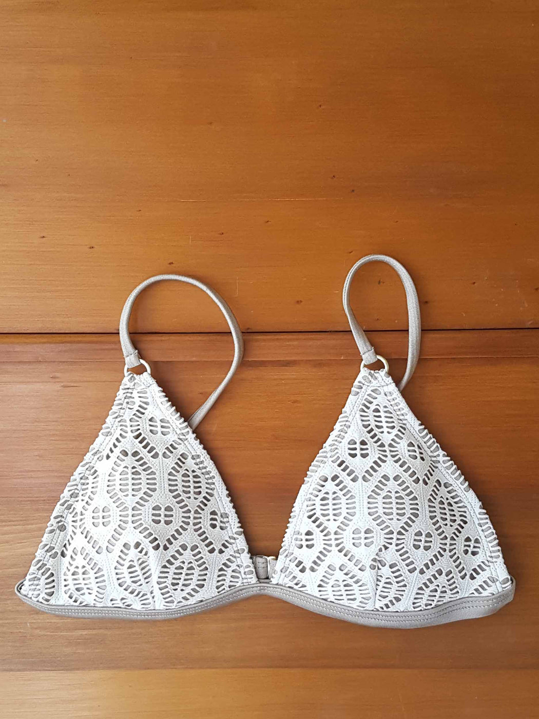 French Connection Bralette Bikini Top Flatlay