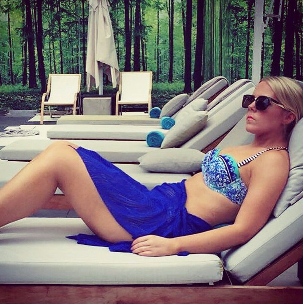 Finch Swim Marrakech Balconette Top and Santorini Wrap Skirt