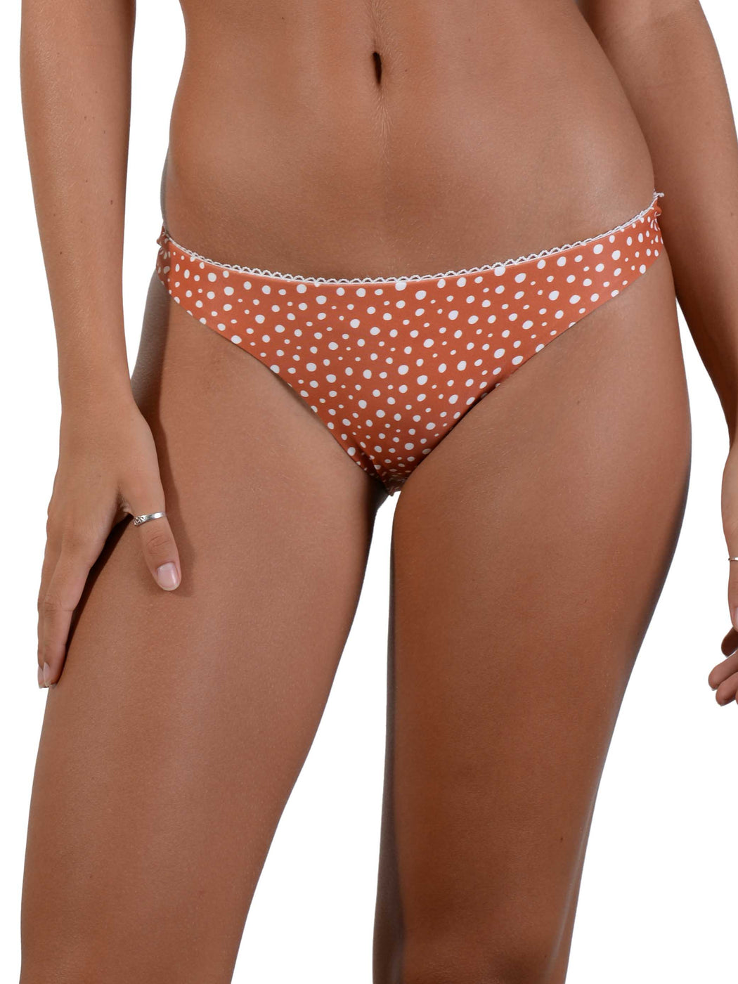 Front of Kokomo Cinnamon Brazilian Bikini Pant